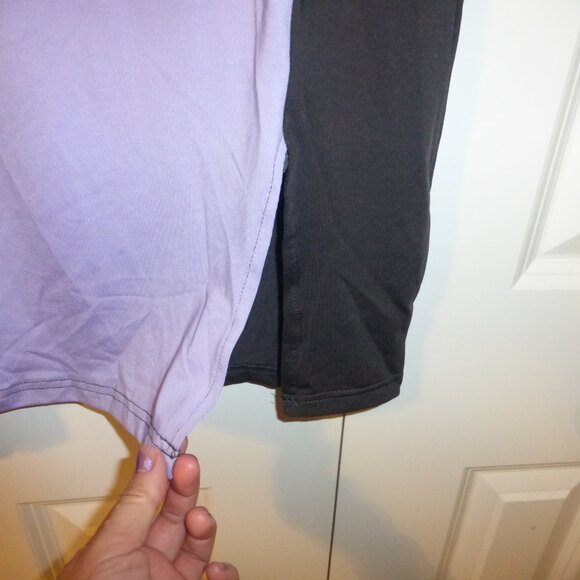 DC comics Wonder Woman dark gray/light purple colour block mini dress - Picture 6 of 13